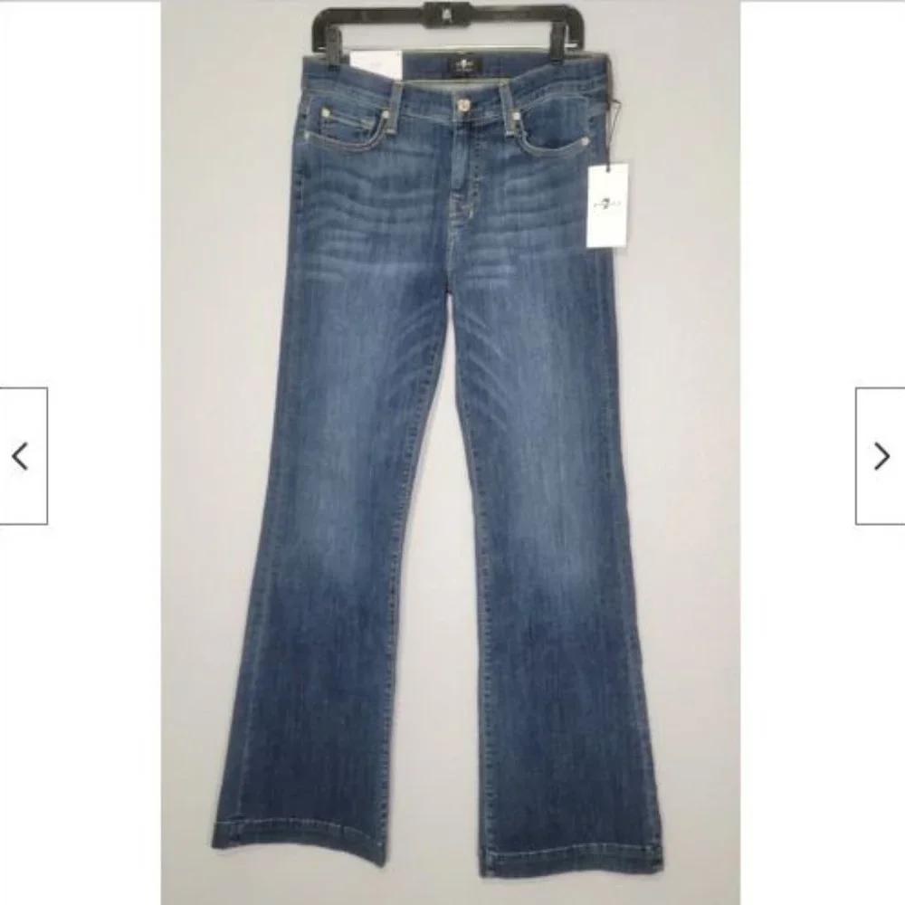 NWT 7 for All Mankind Dojo Wide Leg Jeans 30 Nordica - Picture 2 of 14